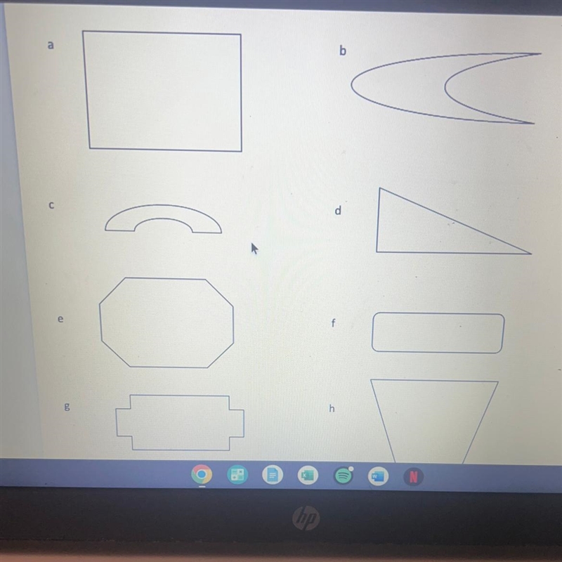 Tell whether the following is or is not a polygon and justify your answer-example-1