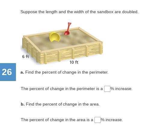 6 ft and 10ft were doubled what is the percent of change?-example-1