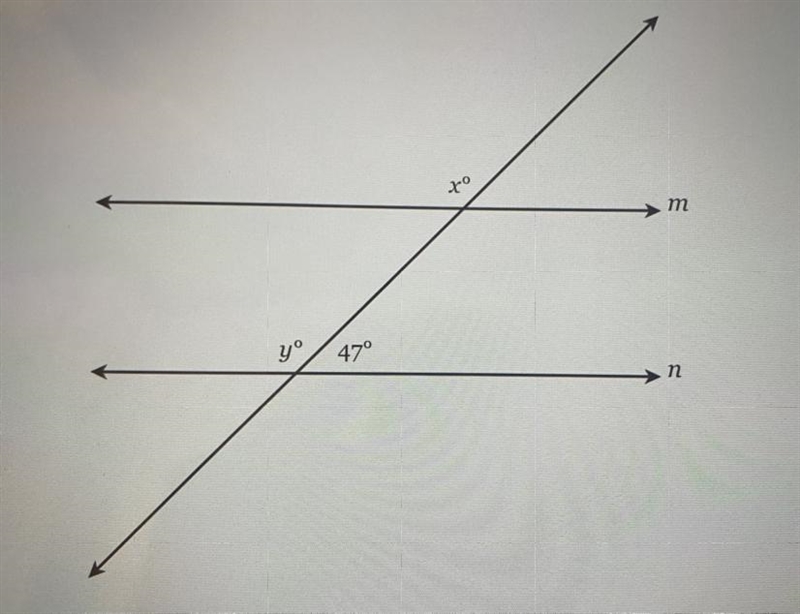 Given m \\ n find the value of x and y-example-1