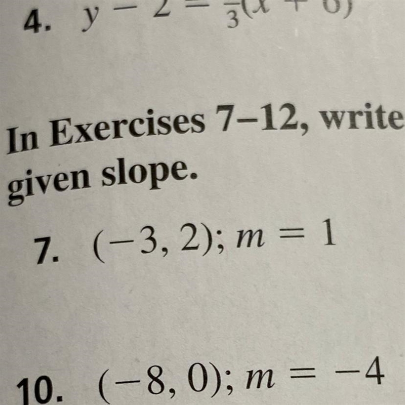 Write an equation in standard form of the line that passes through the given points-example-1