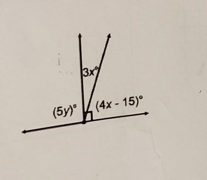 Find the value of x and y ​-example-1