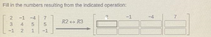 Fill in the numbers resulting from the indicated operation-example-1