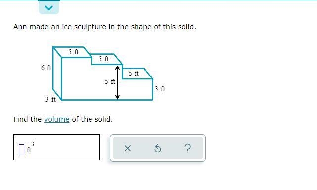 Find the volume of the solid-example-1