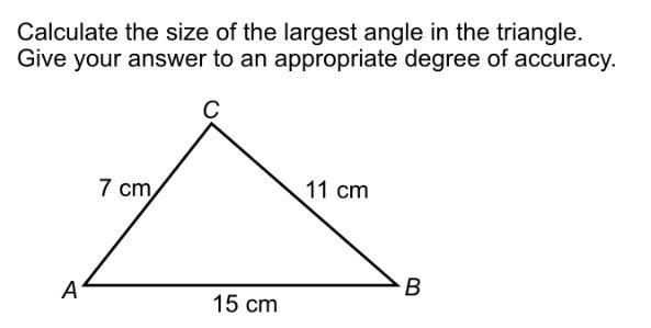 Calculate the largest size of the calculator-example-1