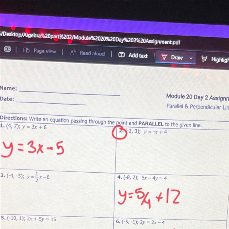 Can someone help me with number 2 please-example-1