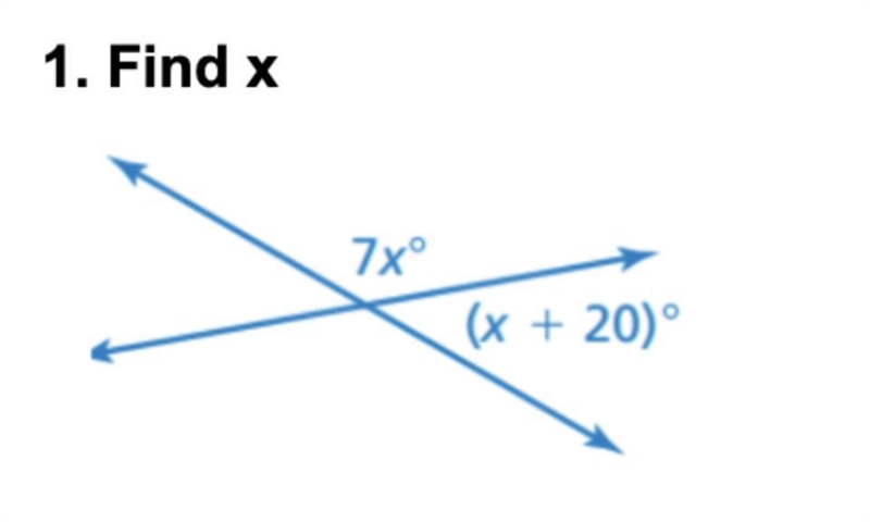 I need help finding X for this angle-example-1