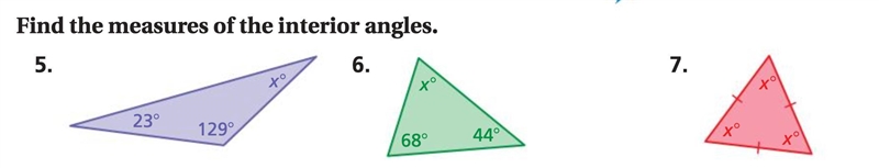 I NEED HELP NOW!!!!! PLEASE!!!! FIND THE MEASURES OF THE INTERIOR ANGLES!!!! I ONLY-example-1