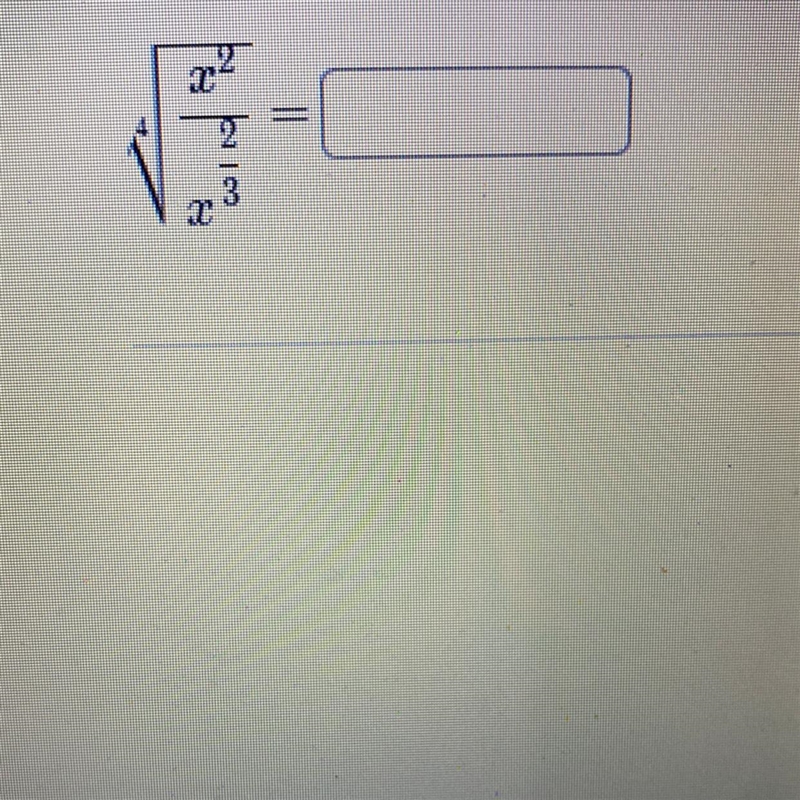 Rewrite the expression in the form x^n-example-1