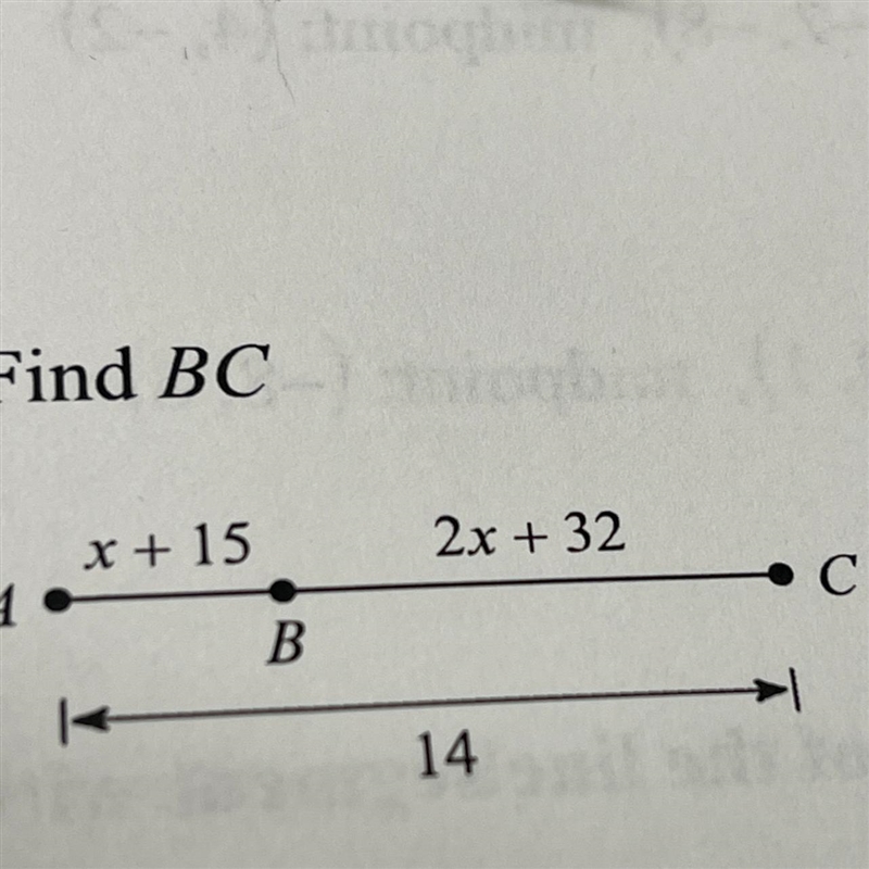 Find BD 2x - 9 11 - D B С X + 9-example-1