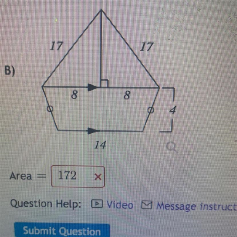 Find the area of each figure. GEOMETRY PLS HELPPPP-example-1