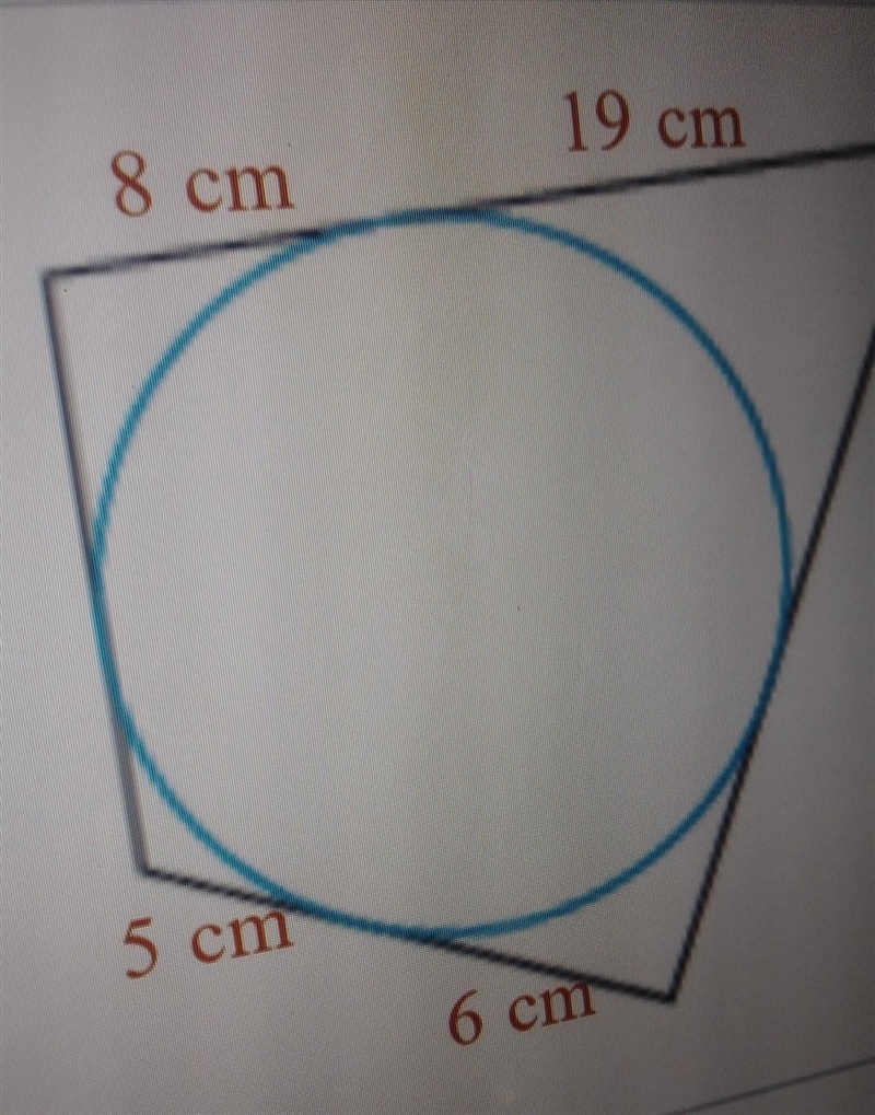 The polygon circumscribes a circle . what is the perimeter of the polygon ?The perimeter-example-1