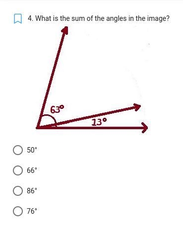 What is the sum of the angles in the image? 50° 66° 86° 76°-example-1