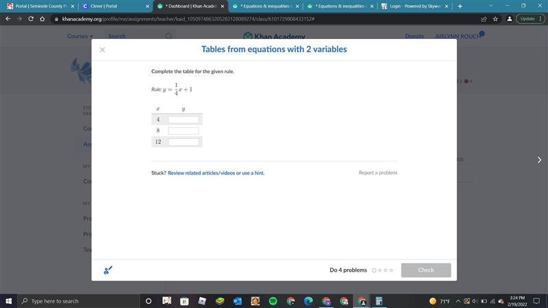 Im almost done with my last few khan academy assignments but i think i frogot how-example-1