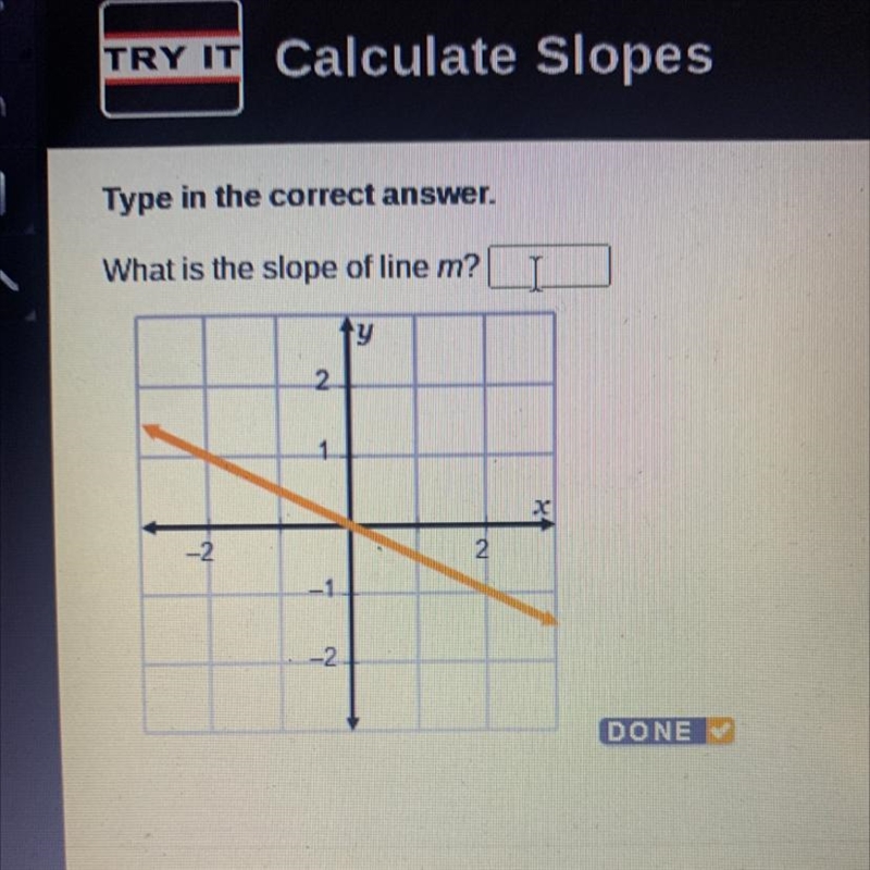 What is the slope of line m?-example-1