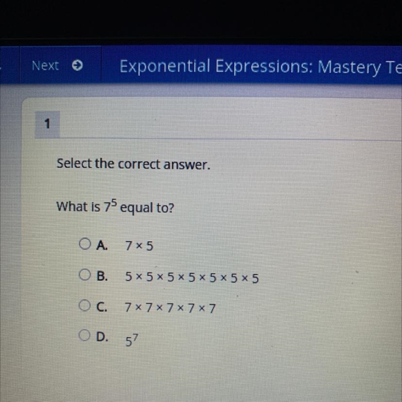 What is 7^5 equal to?-example-1