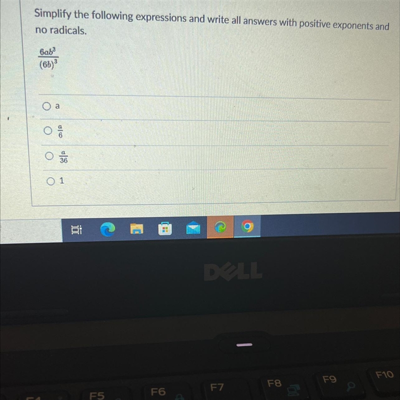 Simplify the following expressions and write all answers with positive exponents and-example-1