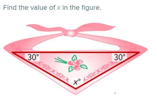 Find the value of x in the figure.-example-1