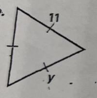 (Using Algebra) Find the value of y Help!-example-1