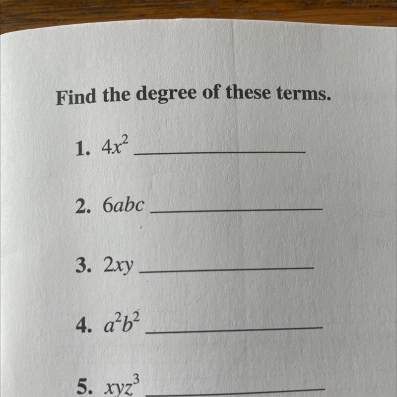 Please explain how you got to the answer. I need help with number 1,4,5.-example-1