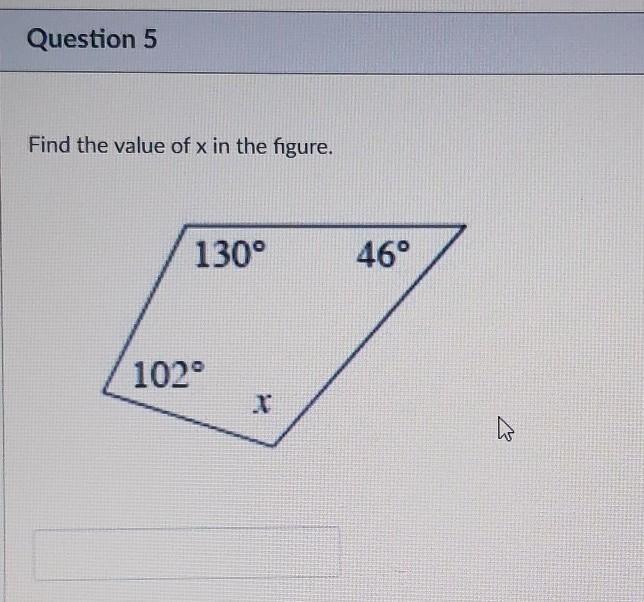 Find the value of x in the figure.​-example-1