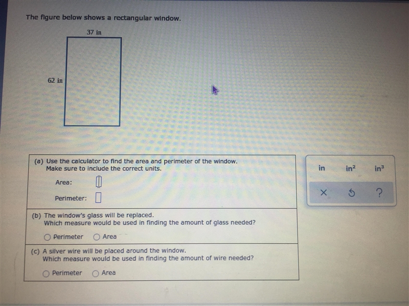 The figure below shows a rectangular window.-example-1