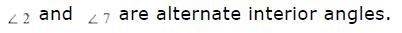 Lines t and u are parallel and intersected by transversal s. Which statement is true-example-5