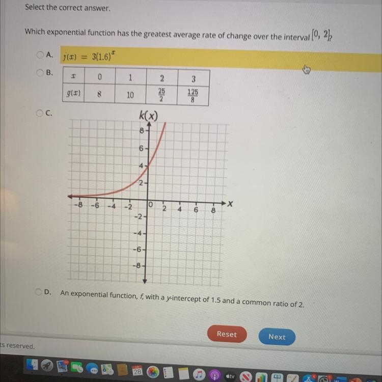 20 points please!!! helpp with functions and average rate of change-example-1