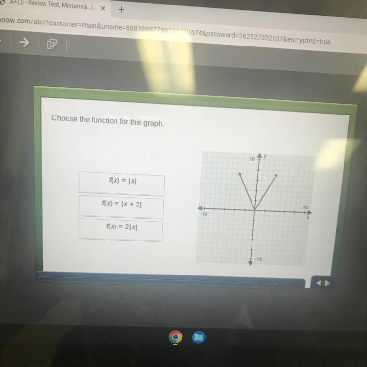 Choose the function for this graph-example-1