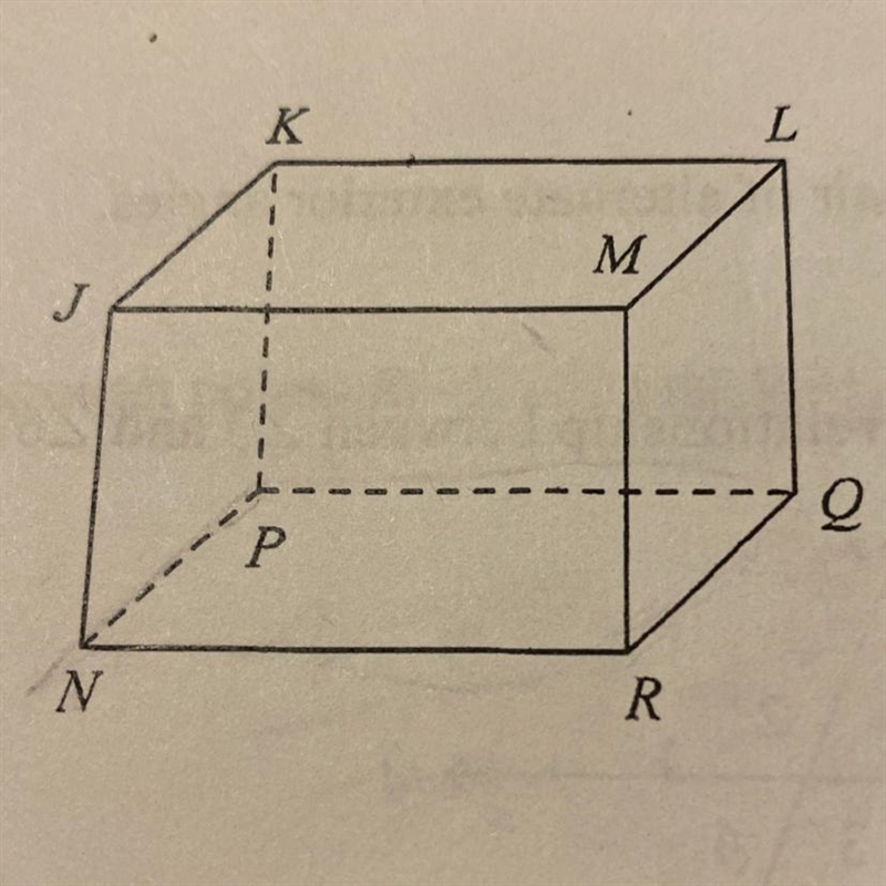 43. What four segments are perpendicular to plane JKPN?-example-1