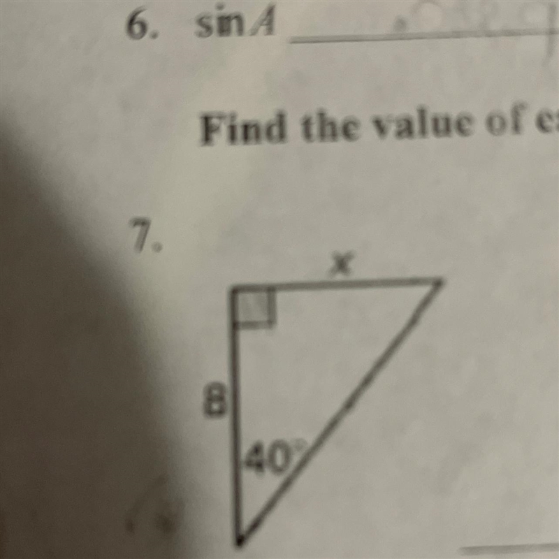 Find the value of each variable. Round your answers to the nearest tenth Please answer-example-1