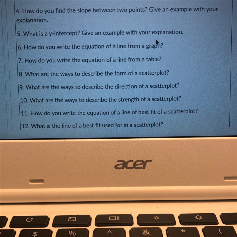 4. How do you find the slope between two points? Give an example with your explanation-example-1