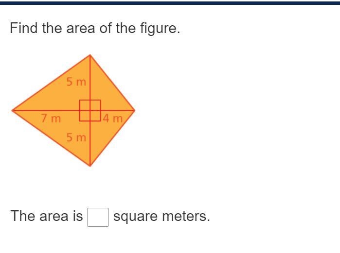 Find the area of the figure.-example-1