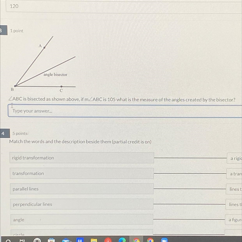 I NEED HELP QUICKLY ABC is bisected as shown above, if m-example-1