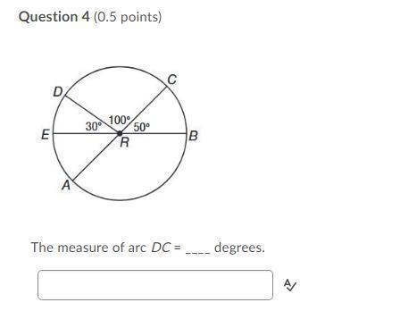 Find the measure of arc dc, I've been having trouble with this.-example-1