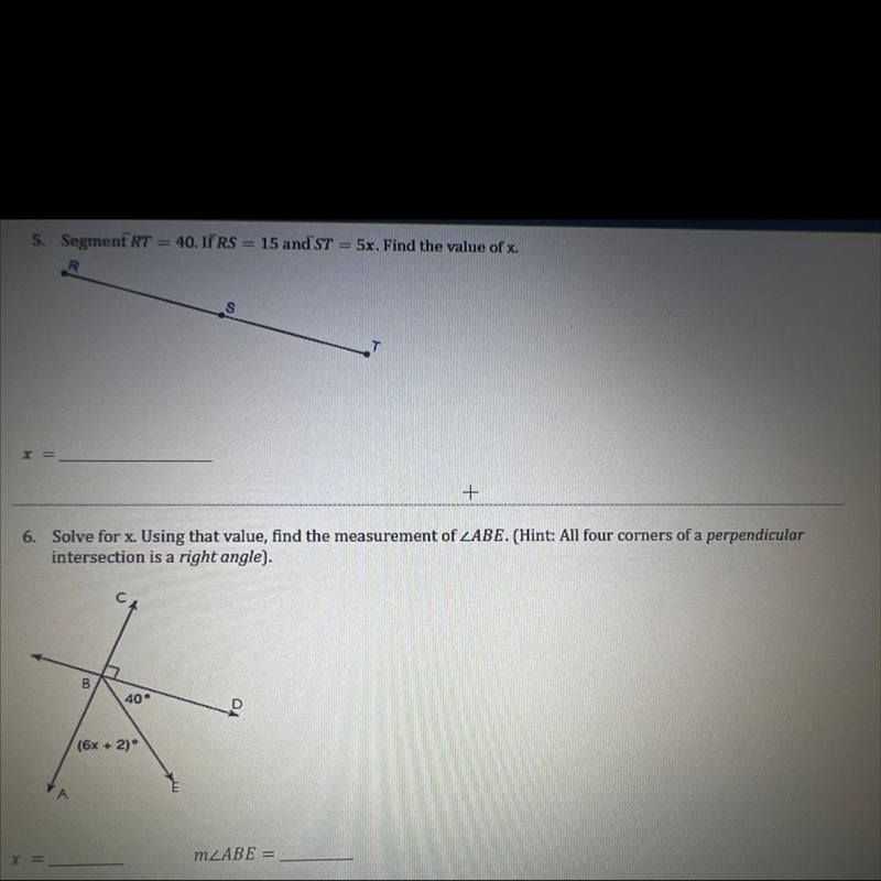 I need help with both geometry questions.-example-1