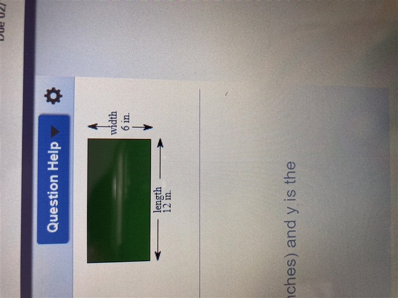 The scale for the drawing of a rectangular playing field is 2 inches=7 feet. Find-example-1