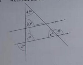 Work out the values of a, b, c and d. ​-example-1