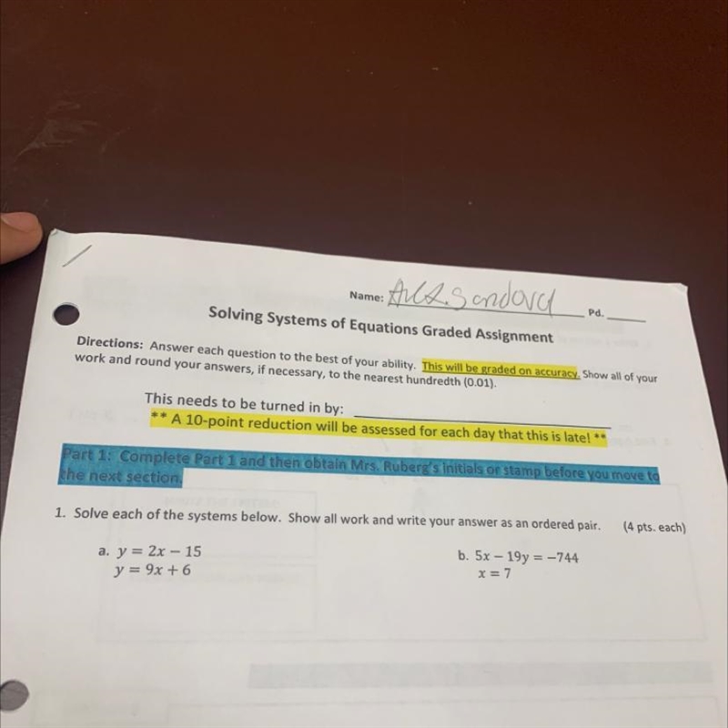 Answer 1a please and thank you-example-1