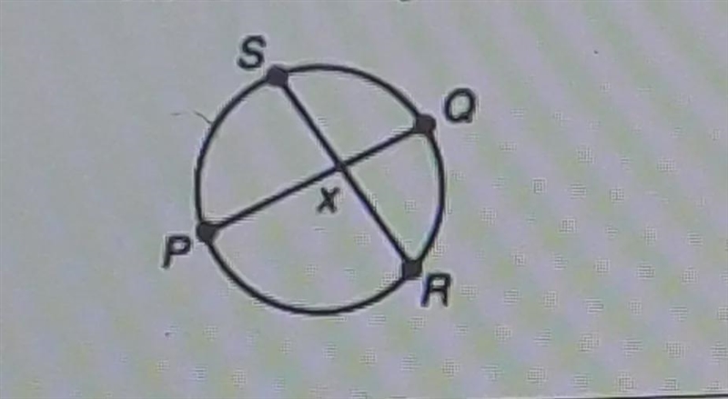 in the diagram below , the measure of arc SQ is 160 degrees and the measure of arc-example-1