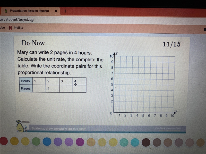 Marie can write two pages in four hours calculate the unit rate, The complete the-example-1