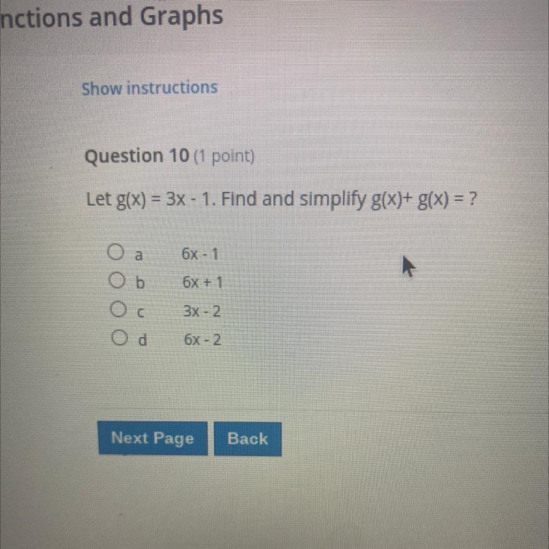 Find and simplify g(x)+g(x)=-example-1