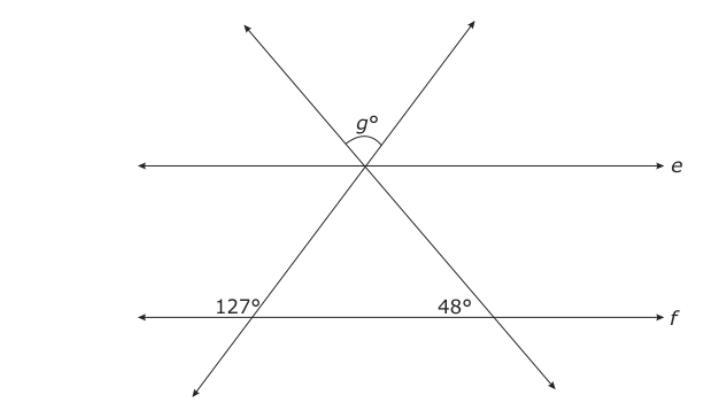 What is the measure of angle g?-example-1