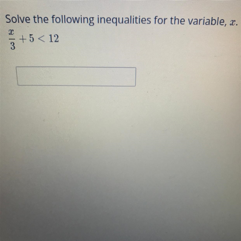 Solve the following inequalities for the variable, x.-example-1