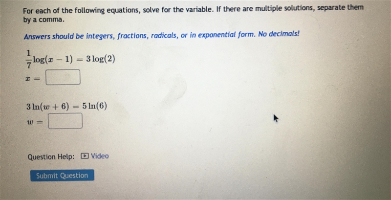 For each of the following questions solve for the variable.-example-1