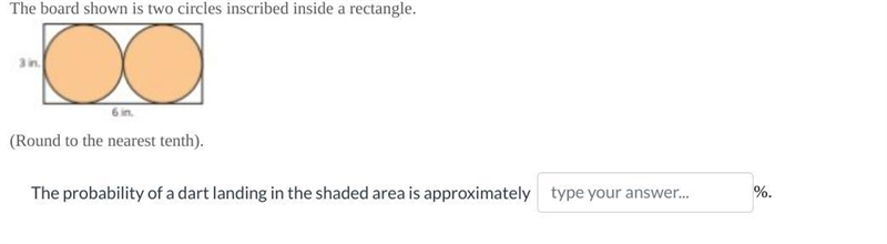 The probability of a dart landing in the shaded area is approximately-example-1