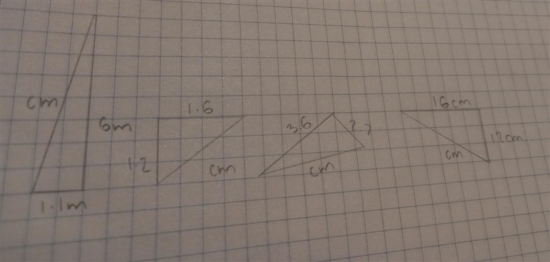 Please help me Solve with Pythagoras theorem don't worry about the m I will write-example-1