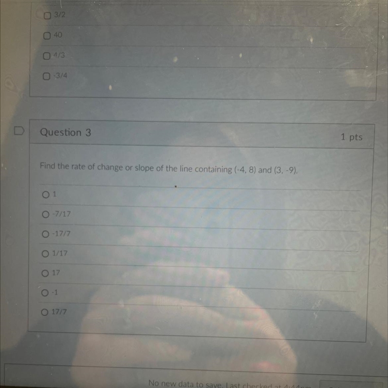 Find rate of change!! basic algebra-example-1