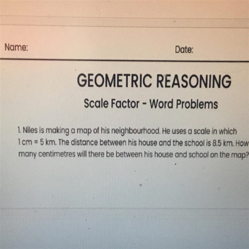 Scale factor word problem Someone please help me!-example-1