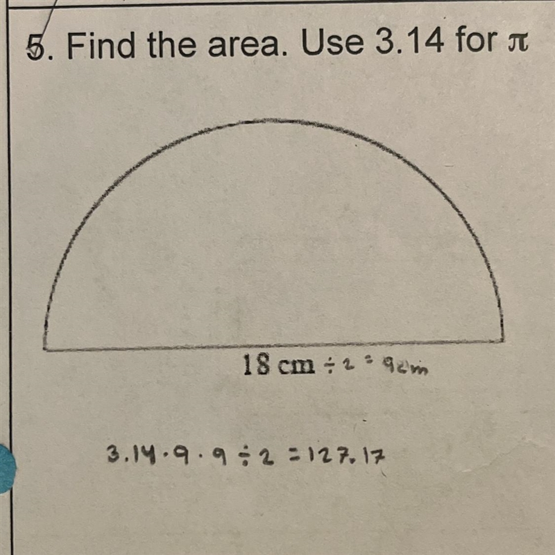 5. Find the area. What do I do-example-1