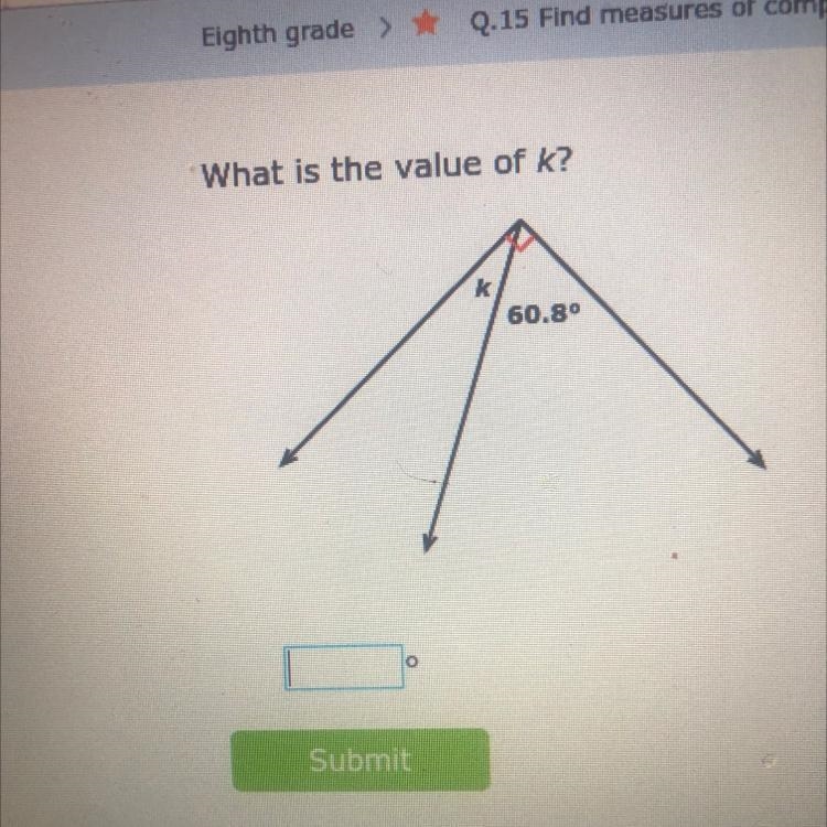 What is the value of k? 60.80-example-1